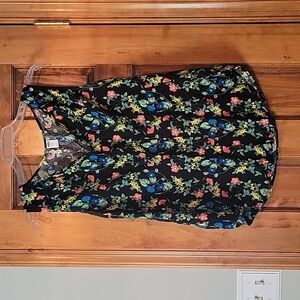 Flowered Maternity Shirt